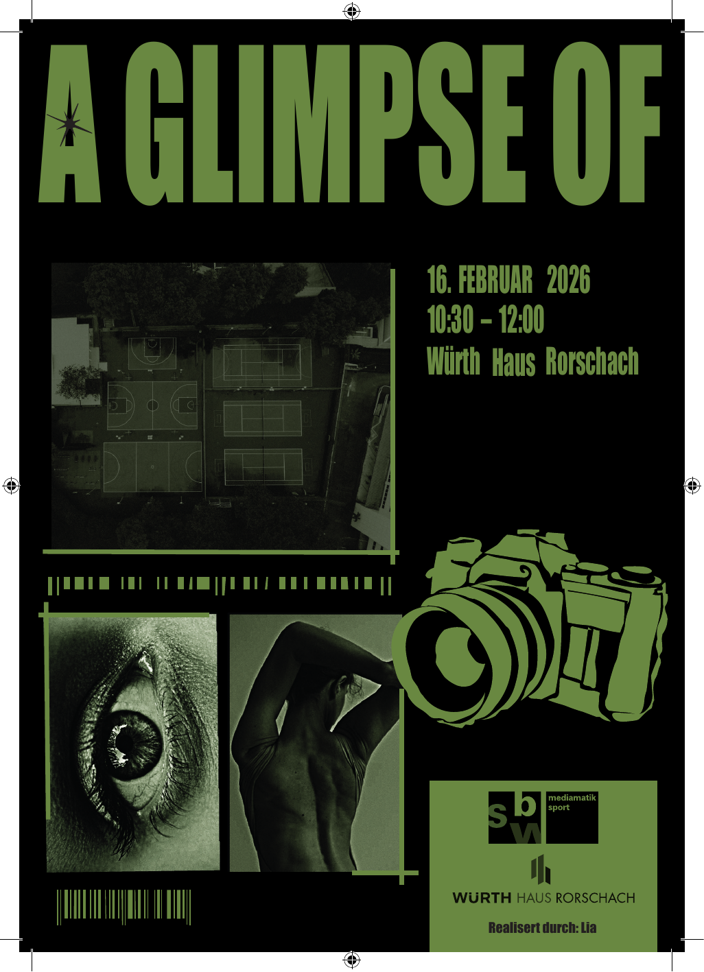 Vorderseite des Flyers A Glimpse of